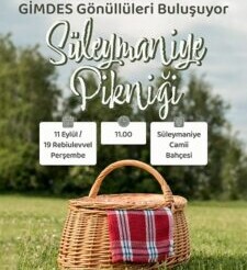 GİMDES Gönüllü Hanımlar Kurulu’ndan Yeni Dönem Başlangıcı: Süleymaniye Camii’nde Piknik Buluşması