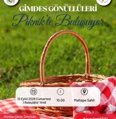 GİMDES GÖNÜLLÜLERİ PİKNİK’TE BULUŞUYOR!